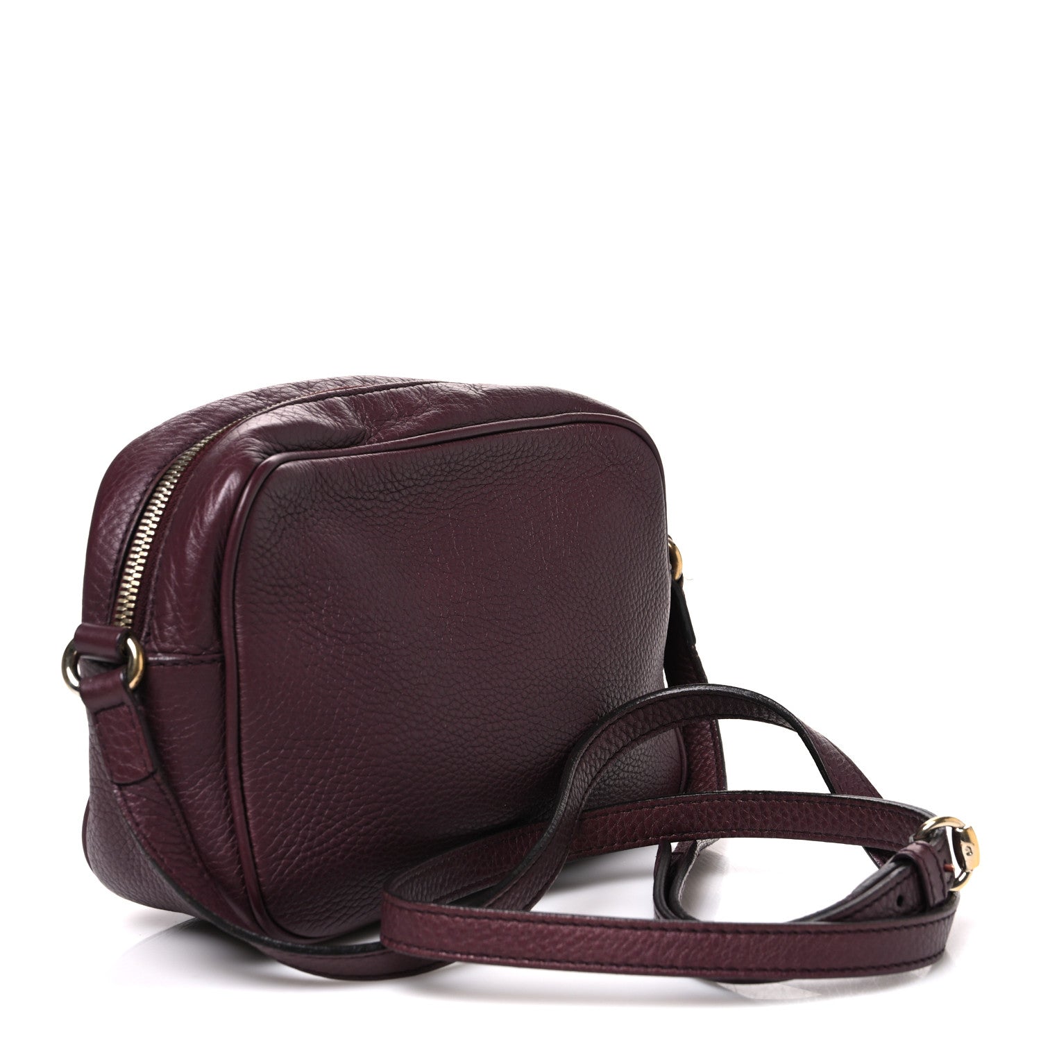 Gucci Pebbled Calfskin Small Soho Disco Bag Peonia Flower 2 of 11