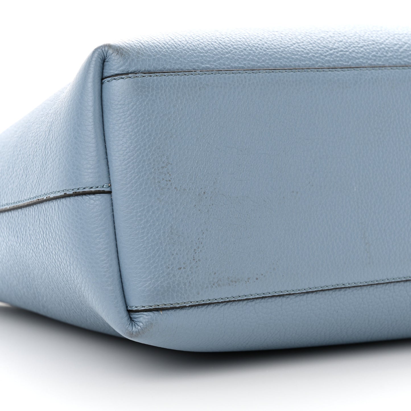 Grainy Calfskin Nine2Five East West Tote Smoky Blue