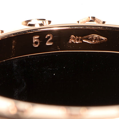 Bulgari BVLGARI 18k Rose Gold and Green Marble B.Zero1 3 Band Size 52 6 of 8