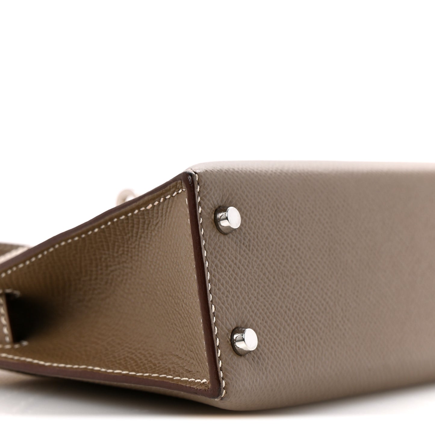 Epsom Mini Kelly Sellier 20 Etoupe