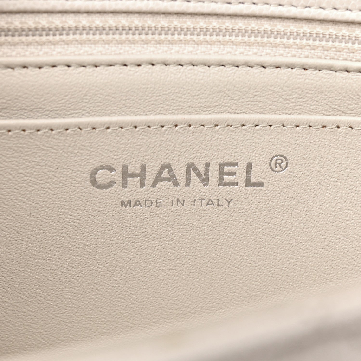 Chanel Caviar Quilted Mini Rectangular Flap Ivory 6 of 12