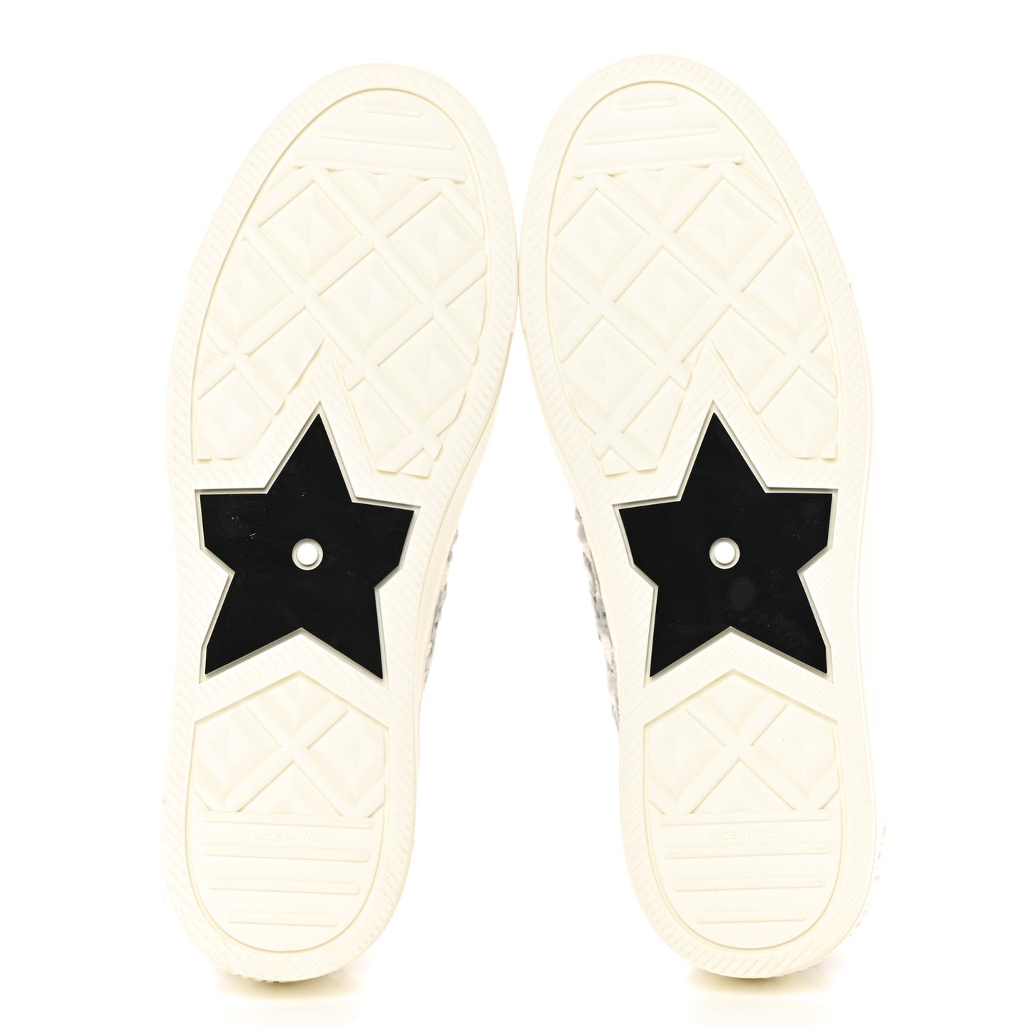 Canvas Oblique Walk'N'Dior Low Top Sneakers 38 Grey Stone