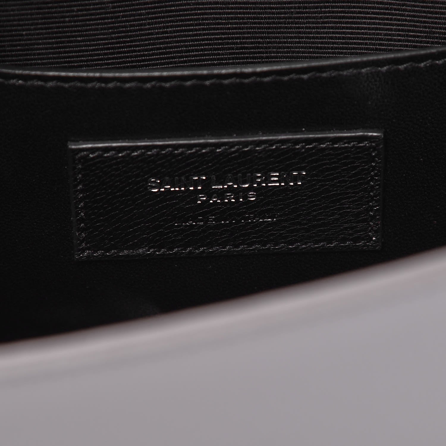 Saint Laurent Grain De Poudre Classic Monogram Kate Clutch Souris 7 of 7