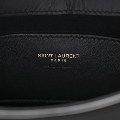 Saint Laurent Smooth Calfskin Le 5 A 7 Mini Hobo Black 6 of 11