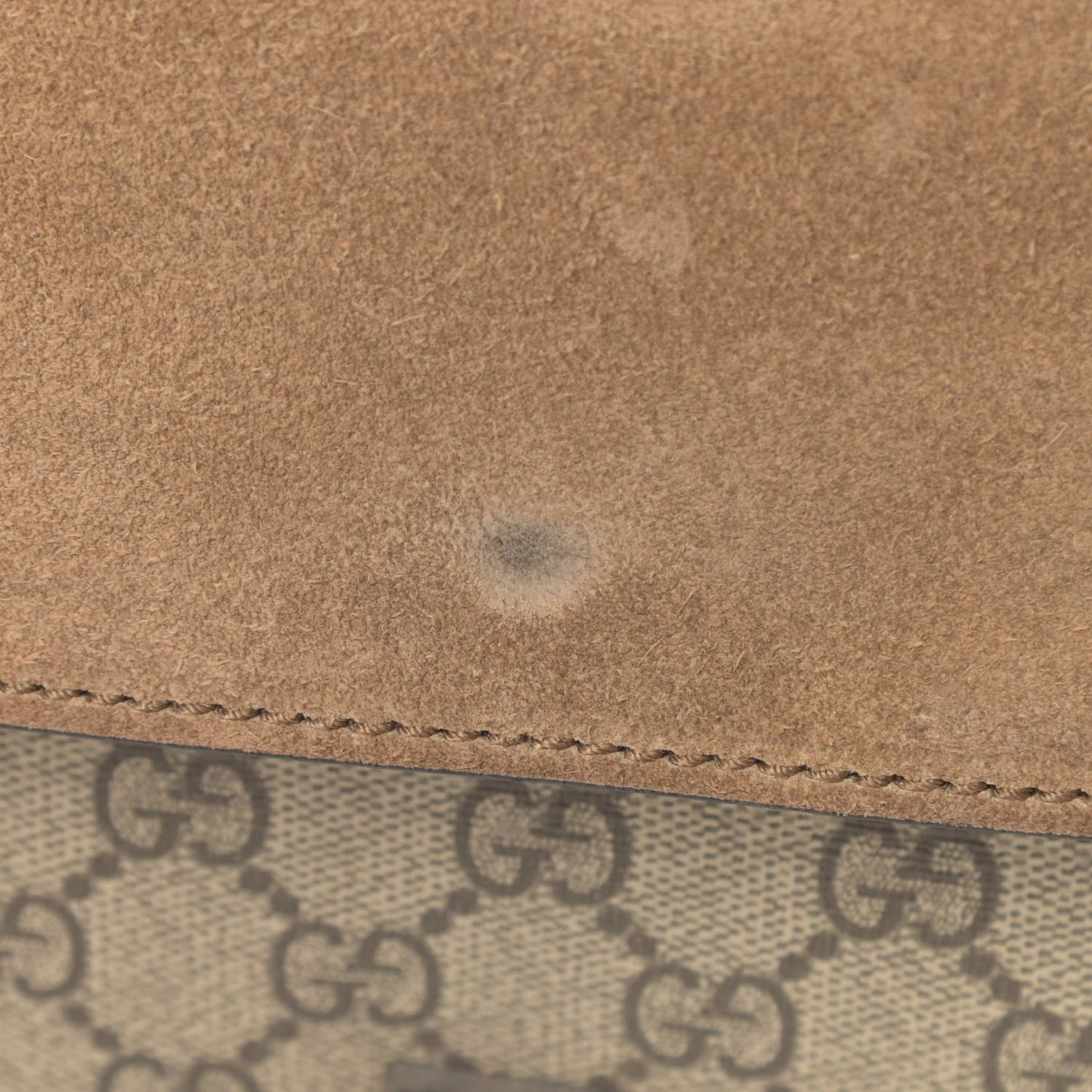 GG Supreme Monogram Mini Dionysus Shoulder Bag Taupe