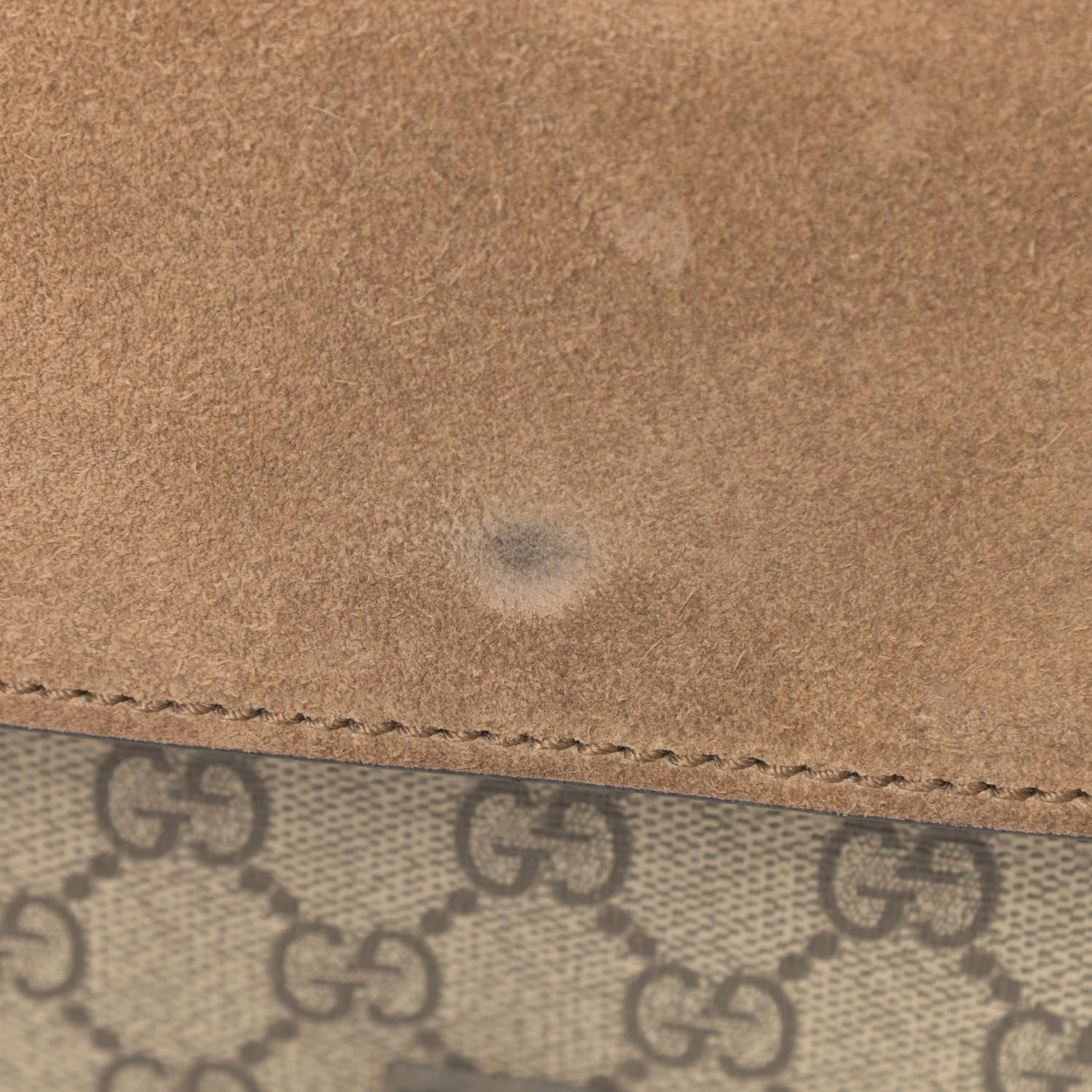 Gucci GG Supreme Monogram Mini Dionysus Shoulder Bag Taupe 8 of 13