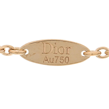 Christian Dior 18K Yellow Gold Diamond Dioramour Pendant Necklace 4 of 6