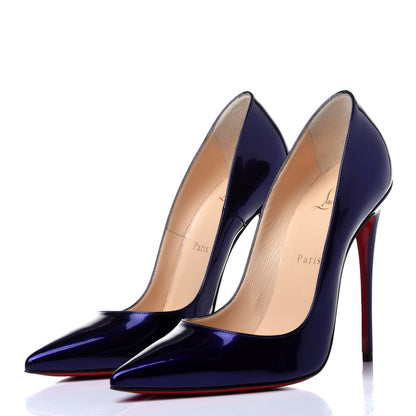 Christian Louboutin Glossy Patent So Kate 120 Pumps 39 Electro 3 of 10