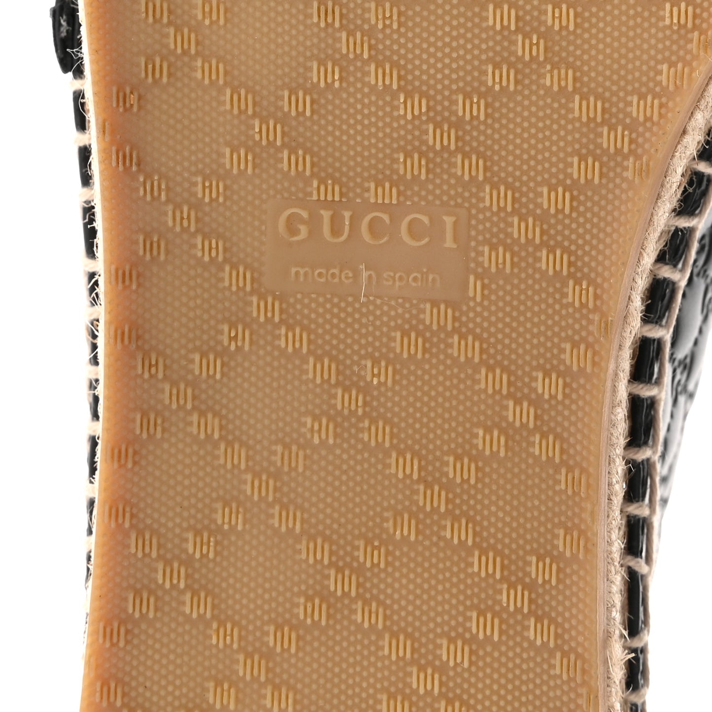 Microguccissima Signature Espadrilles 38.5 Black