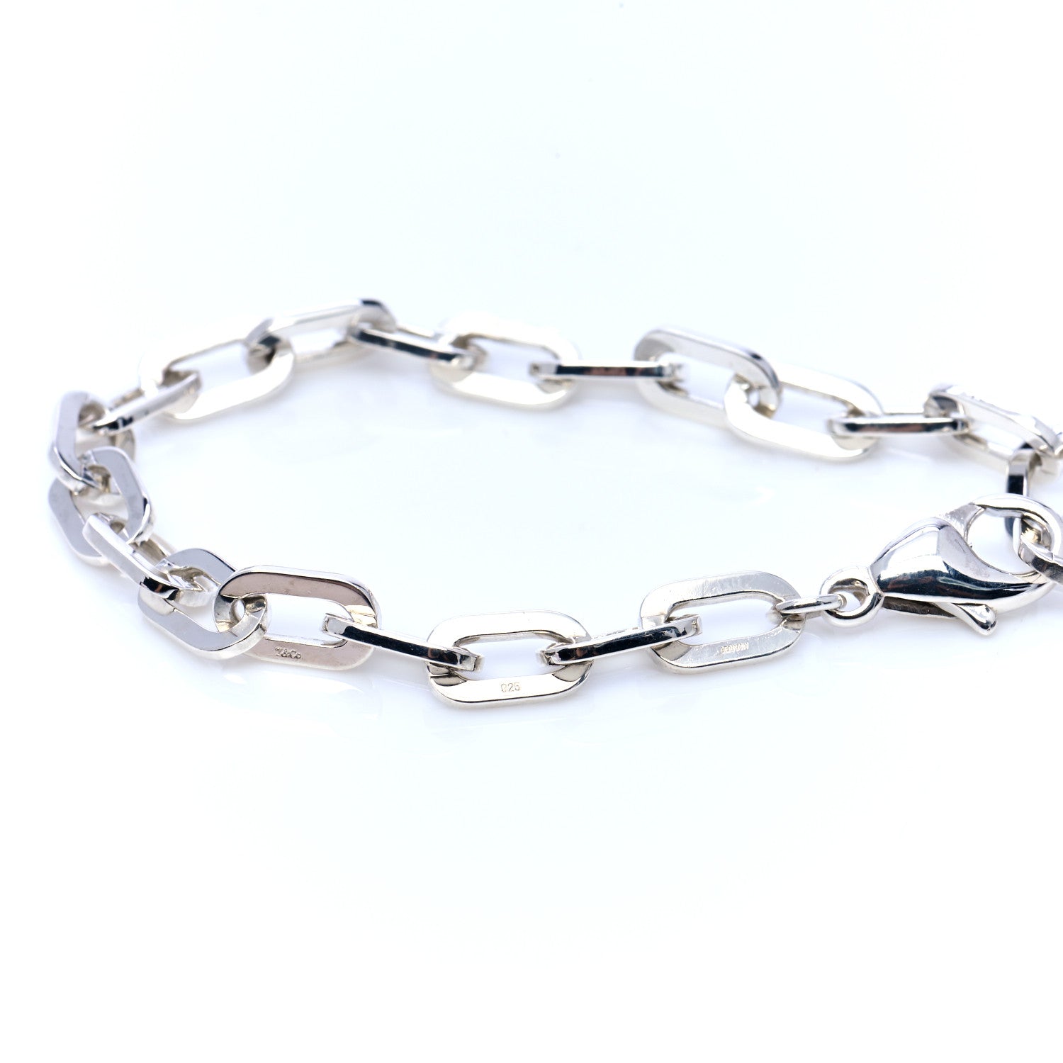 Tiffany Sterling Silver Chain Link Bracelet 5 of 6