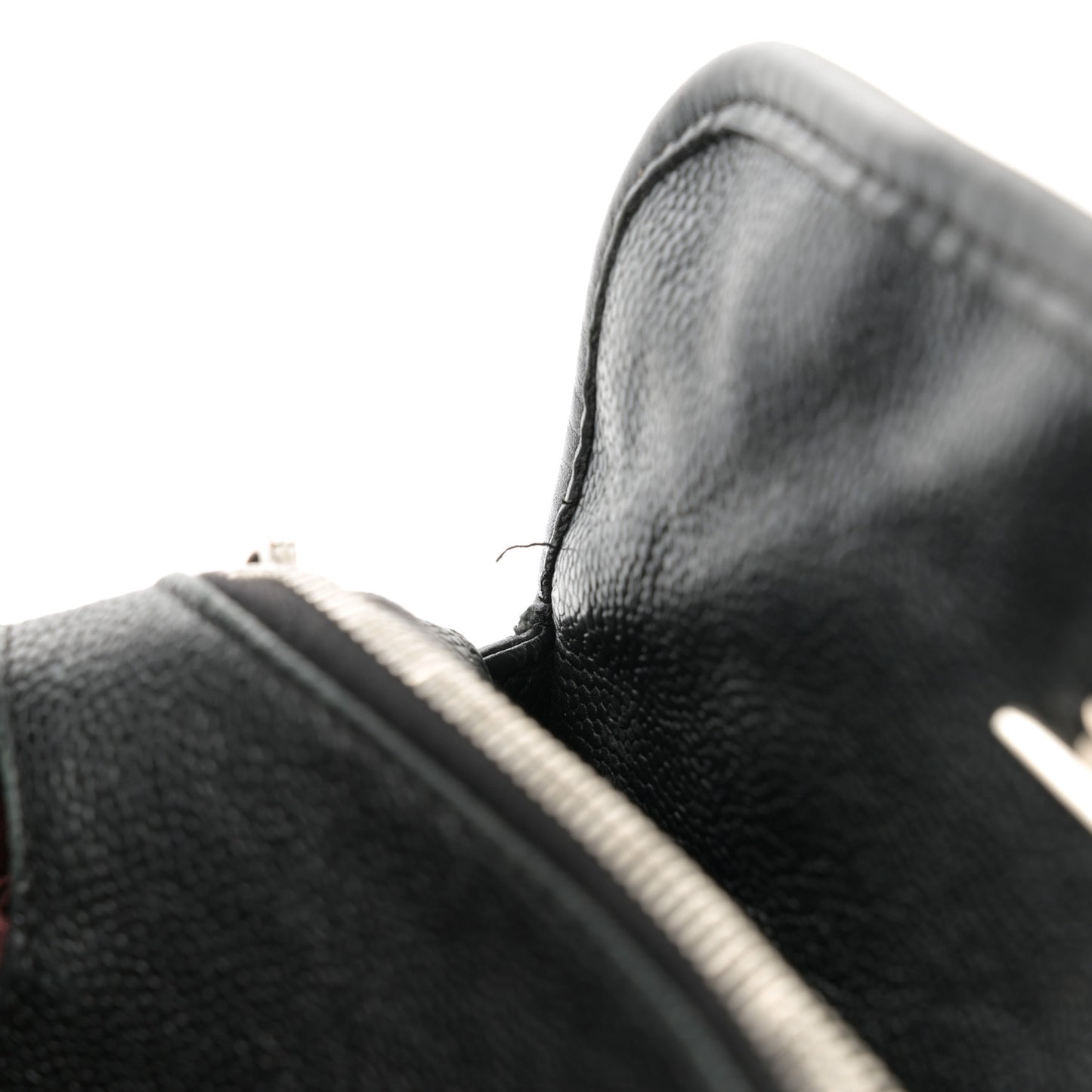 Caviar Quilted French Riviera Tote Black