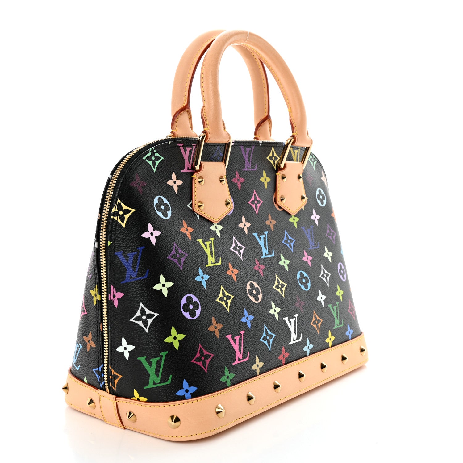 Louis Vuitton Monogram Multicolor Alma Black 3 of 11