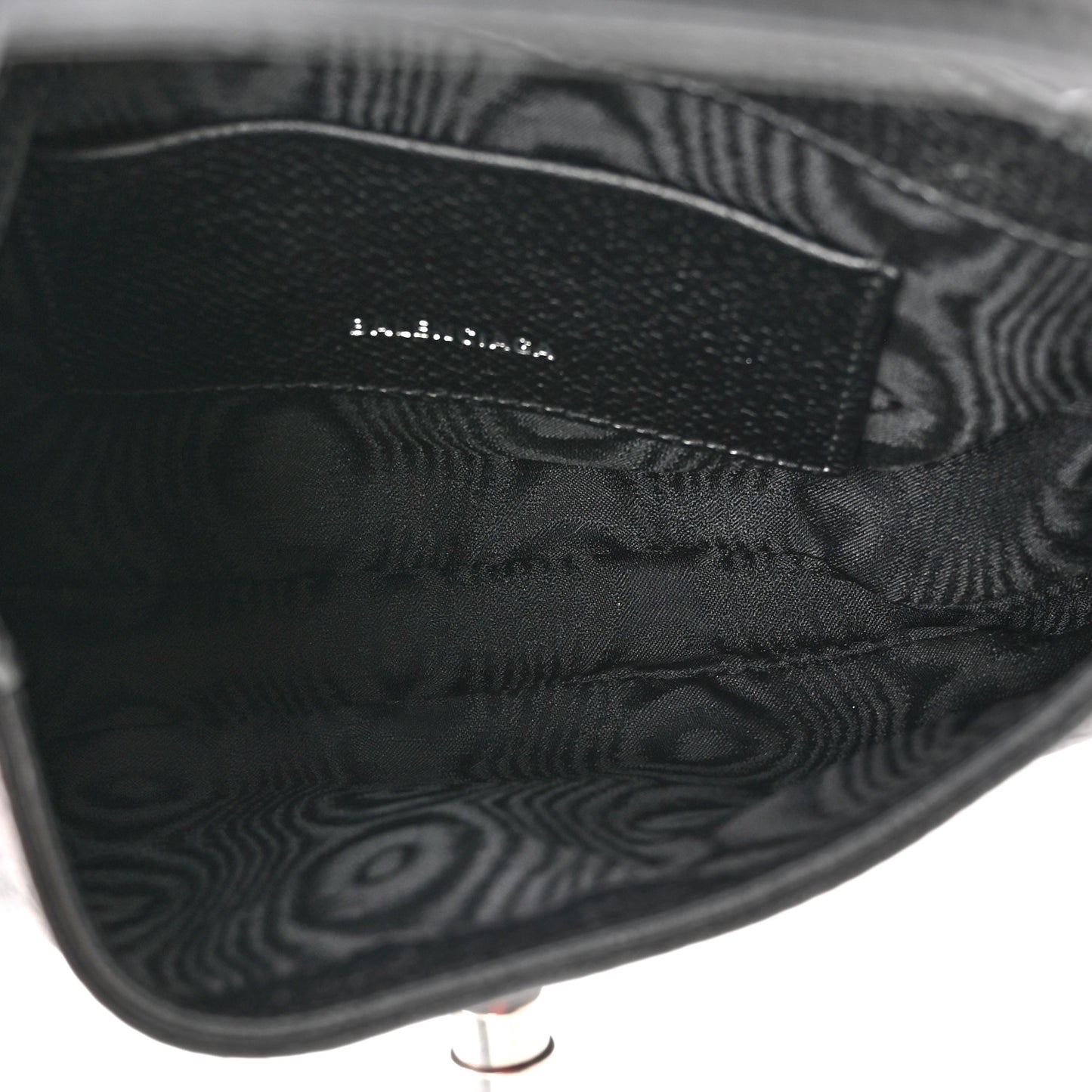 X BALENCIAGA BB Monogram Calfskin Web Mini Jackie 1961 Hobo Black