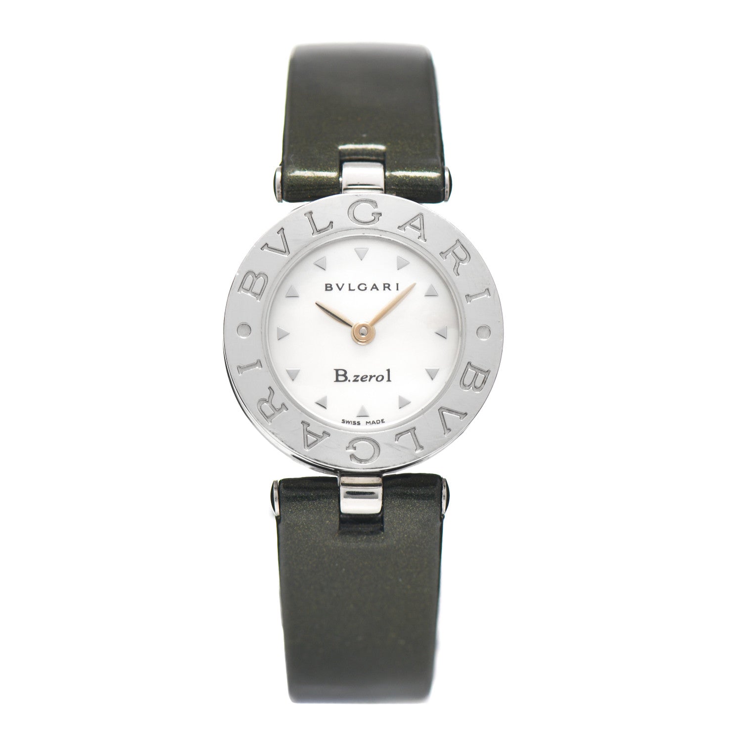 Bulgari Stainless Steel Calfskin 22mm B.Zero1 Quartz Watch 1 of 5