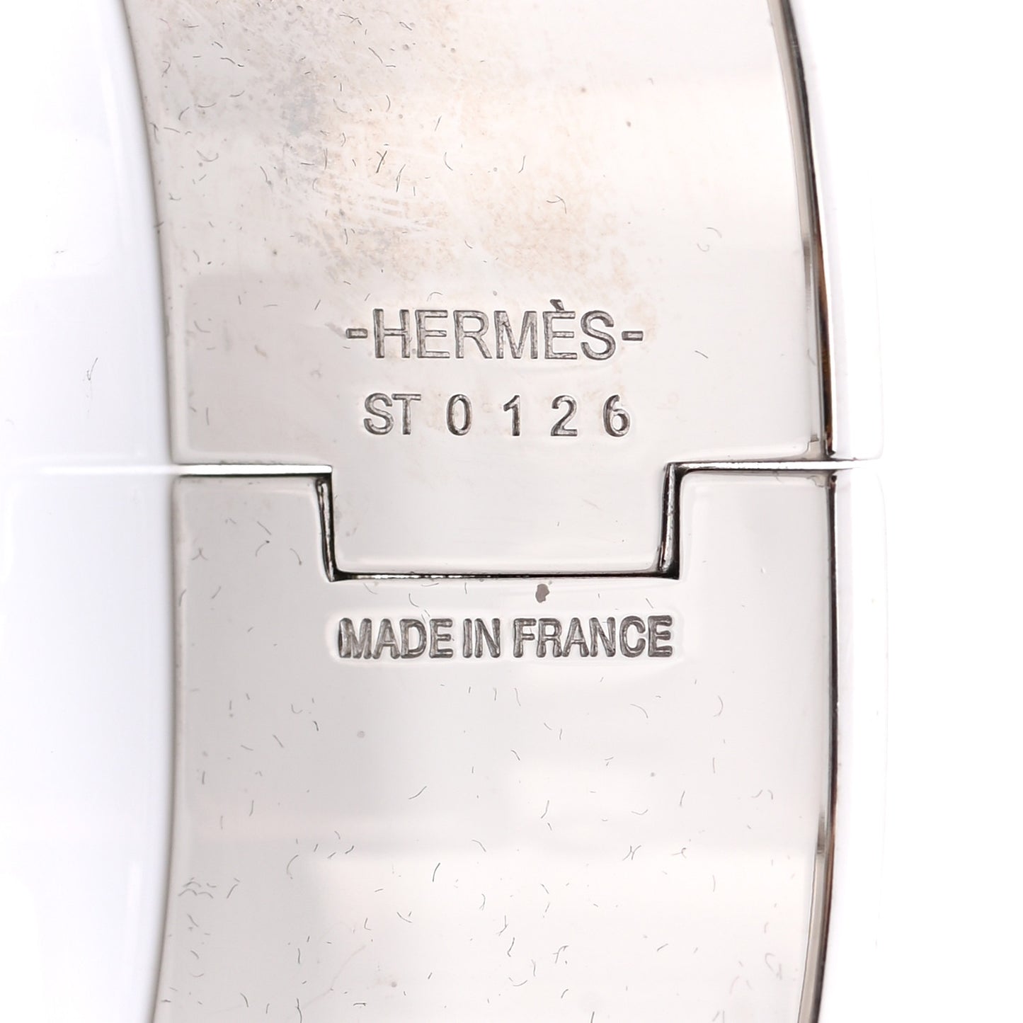 Enamel Wide Clic Clac H Bracelet PM Black