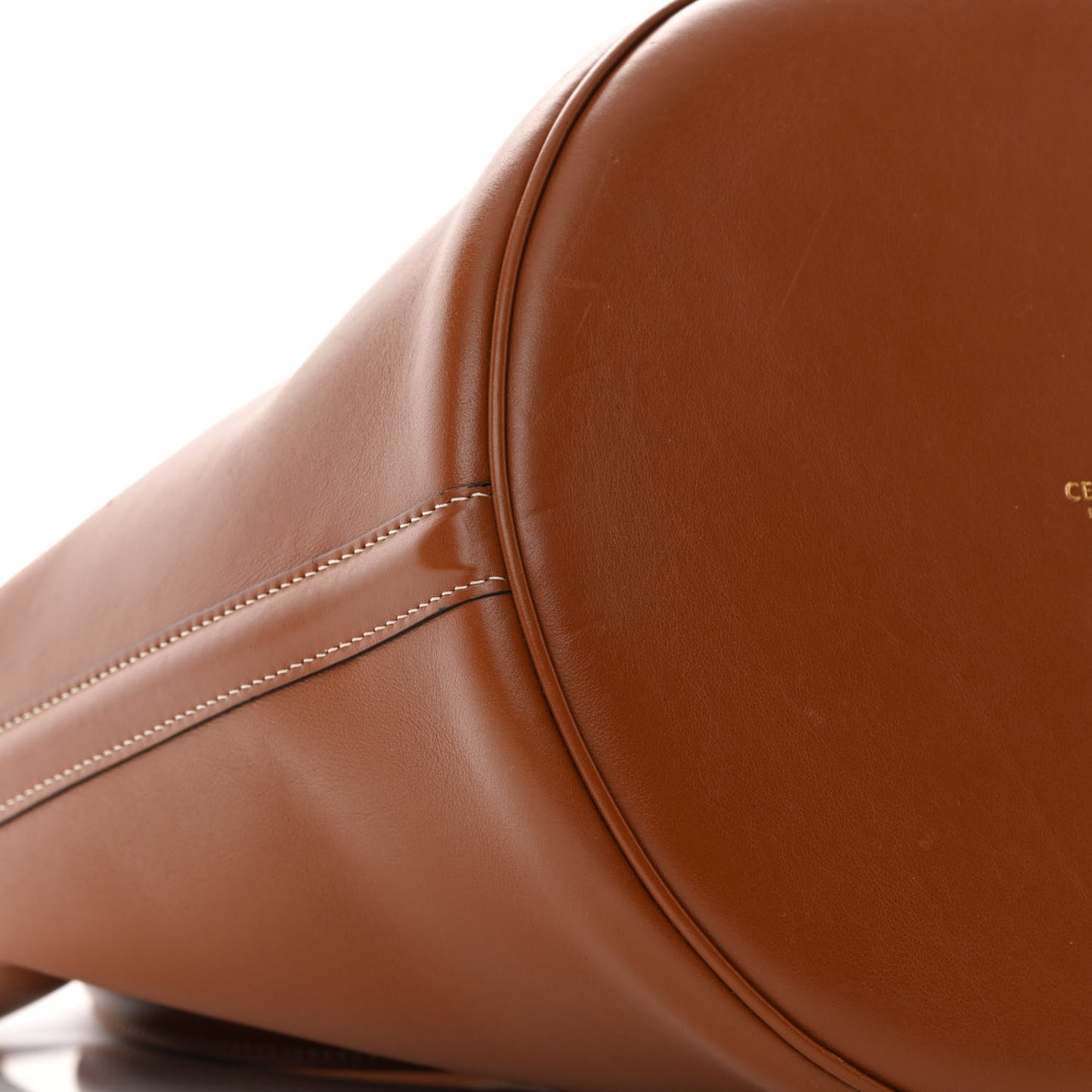 Smooth Calfskin Bucket 16 Bag Tan
