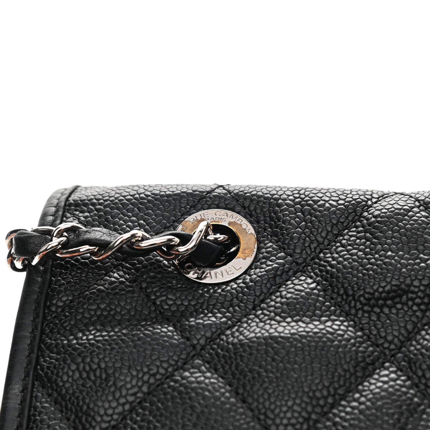 Chanel Caviar Quilted Large French Riviera Flap Black 11 of 12