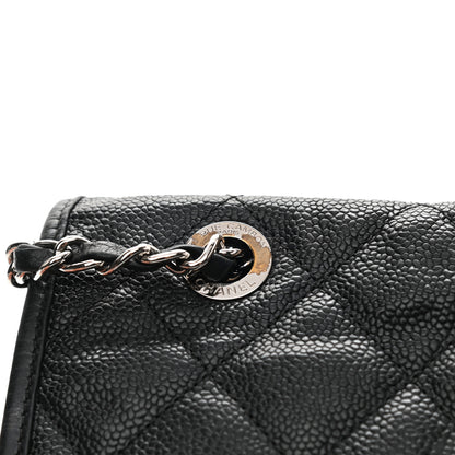 Chanel Caviar Quilted Large French Riviera Flap Black 11 of 12
