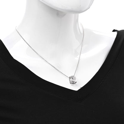 Bulgari 18K White Gold Parentesi Pendant Necklace 2 of 7