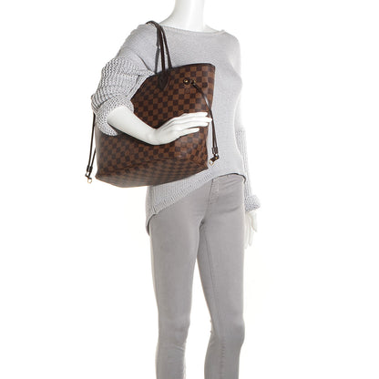 Louis Vuitton Damier Ebene Neverfull MM 2 of 9