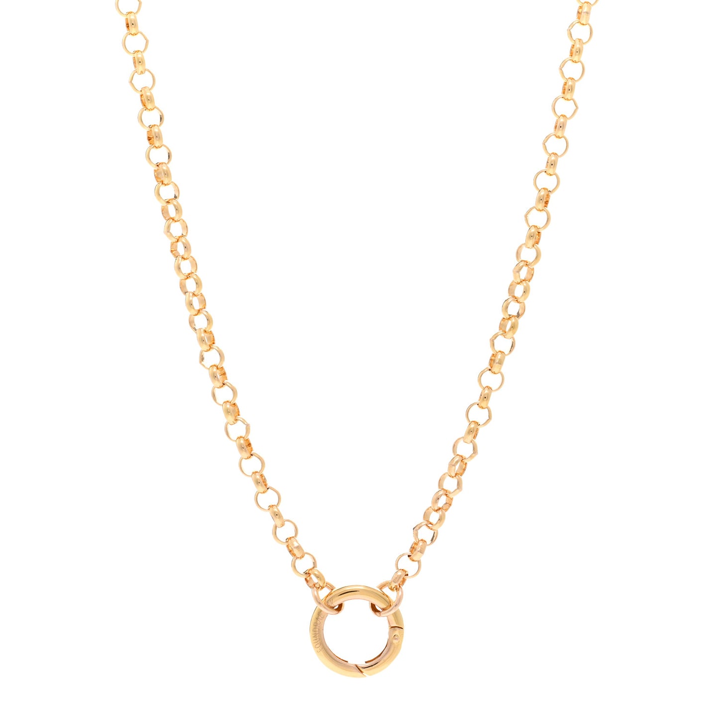 18K Rose Gold Medium Annex Link Necklace