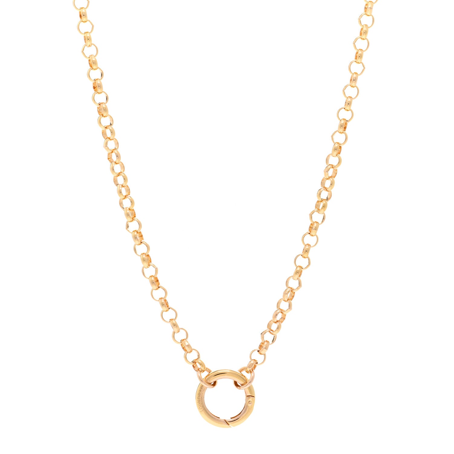 Foundrae 18K Rose Gold Medium Annex Link Necklace 1 of 4