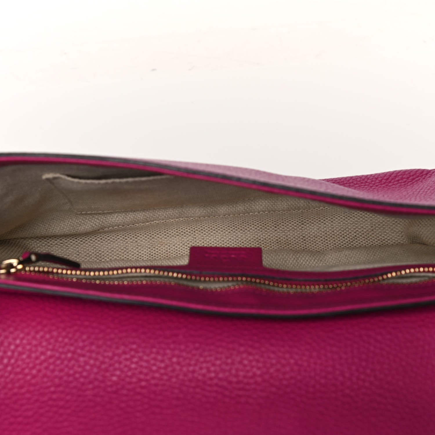 Gucci Cellarius Calfskin Medium Soho Flap Crossbody Bright Bouganville 4 of 8