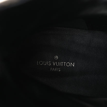 Louis Vuitton Suede Calfskin Monogram Laureate Platform Desert Boots 40 Black 8 of 10