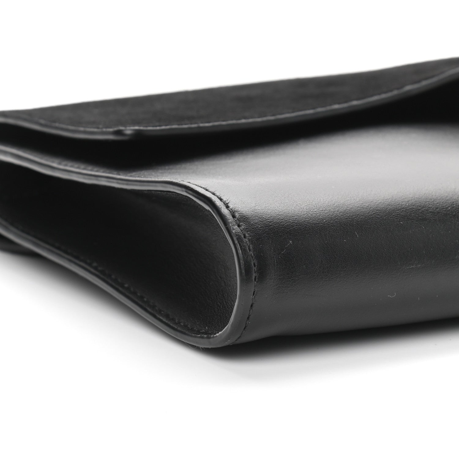 Chloe Suede Calfskin Faye Clutch Black 7 of 9