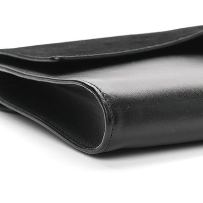 Chloe Suede Calfskin Faye Clutch Black 7 of 9