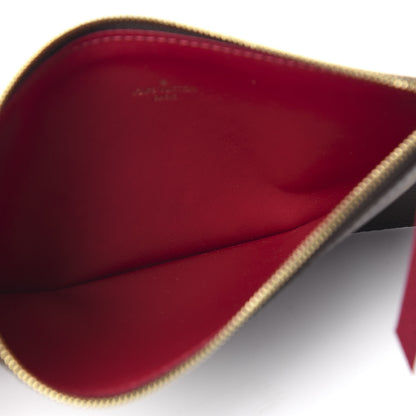 Louis Vuitton Monogram Felicie Chain Wallet Zippered Insert Fuchsia 5 of 6