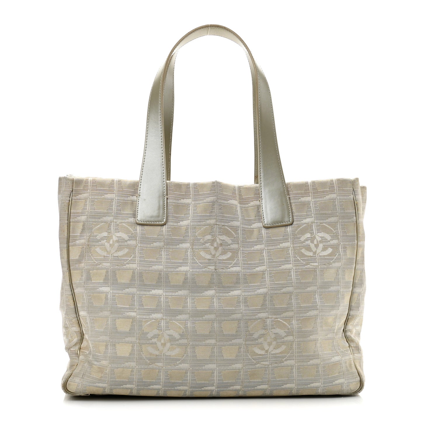 Nylon Medium Travel Tote Beige
