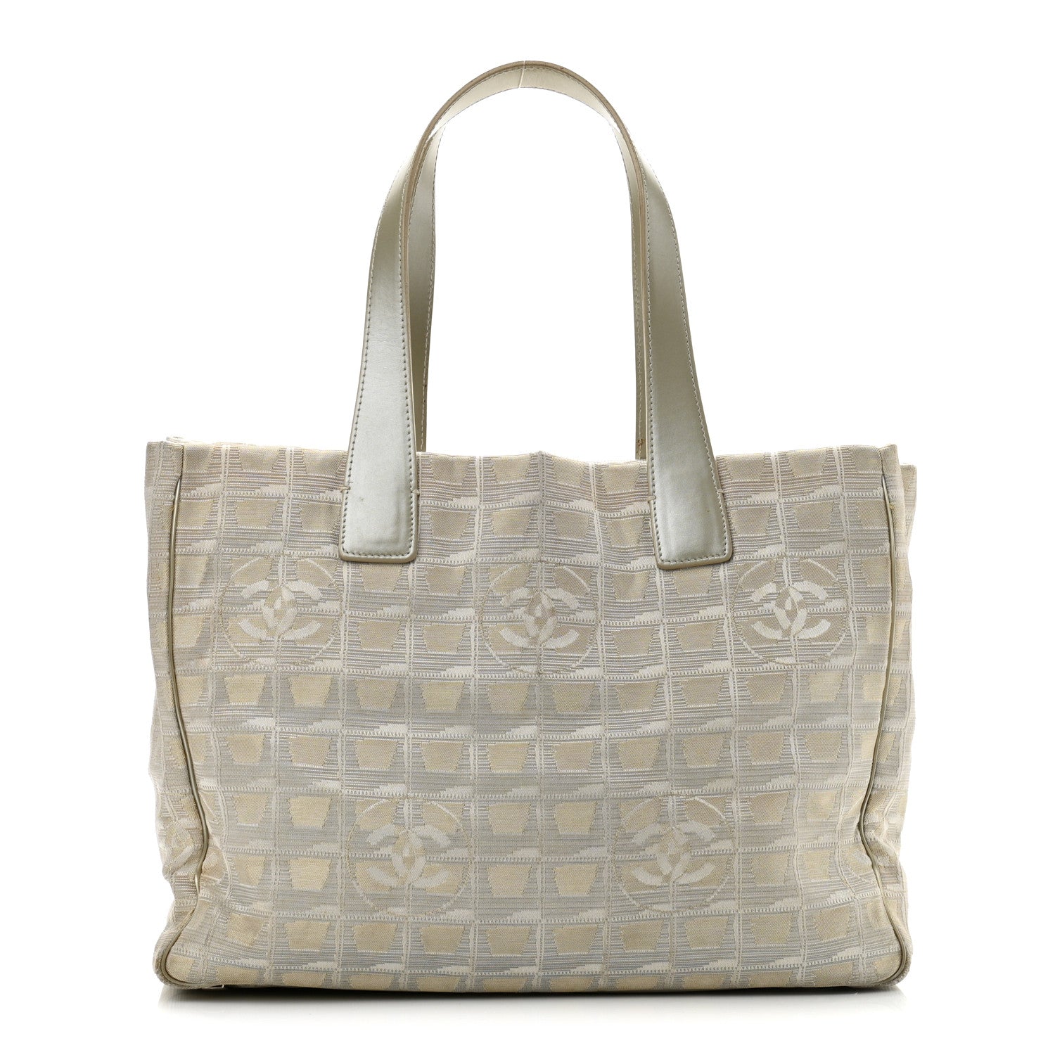 Chanel Nylon Medium Travel Tote Beige 2 of 35