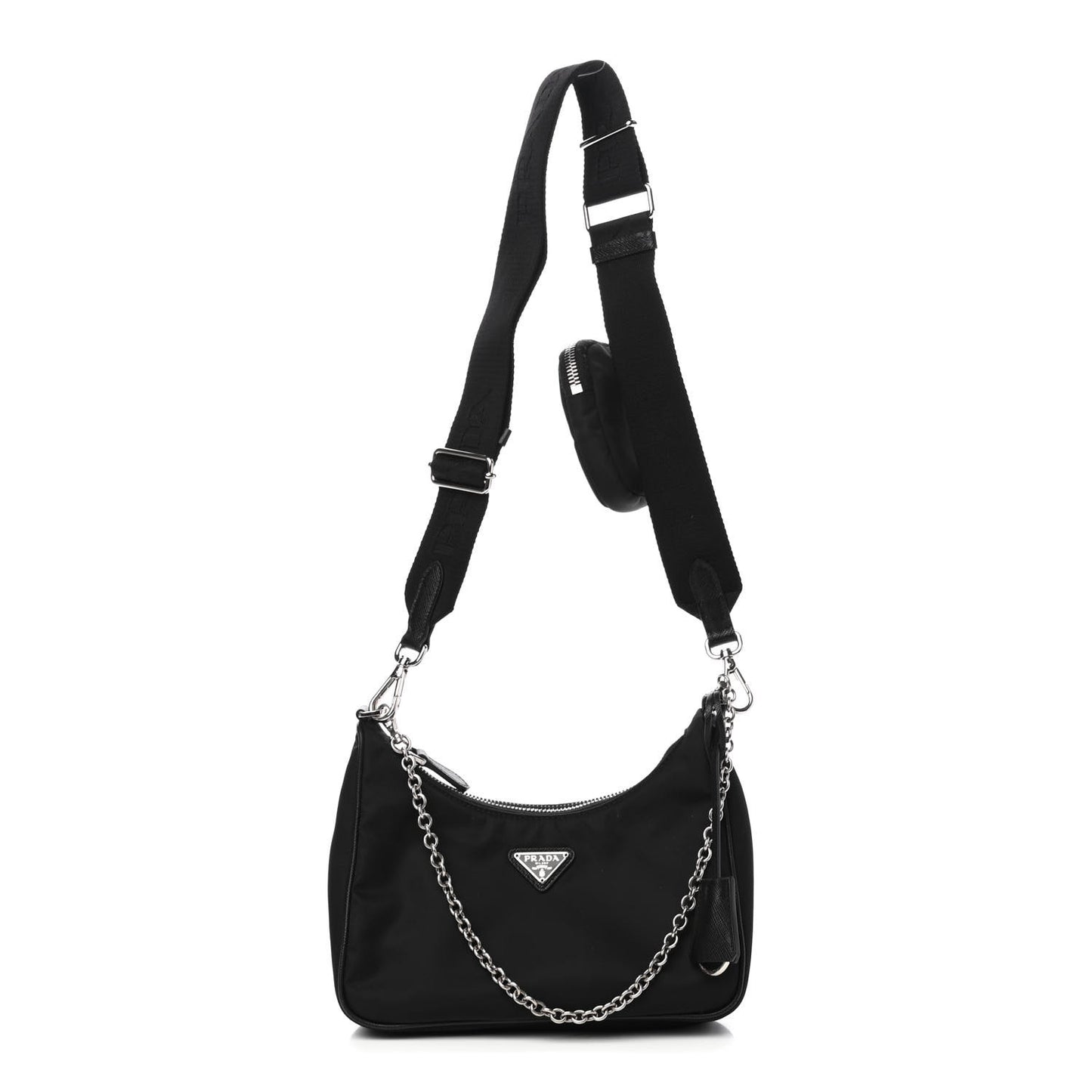 Nylon Re-Edition 2005 Shoulder Bag Black