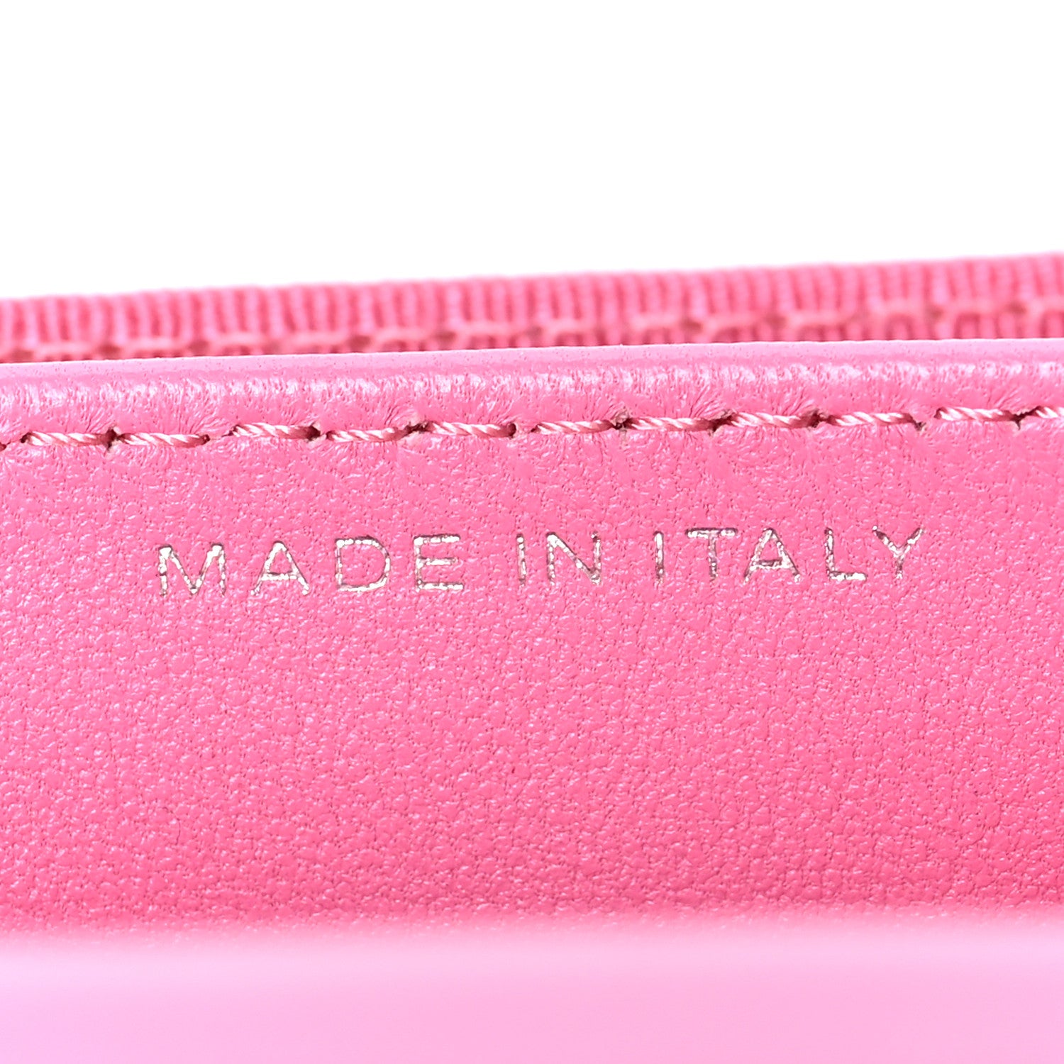 Chanel Lambskin Quilted Flap Card Holder Wallet Pink 7 of 8