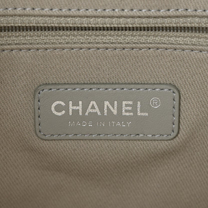 Chanel Glazed Calfskin Small Deauville Tote Black 6 of 11
