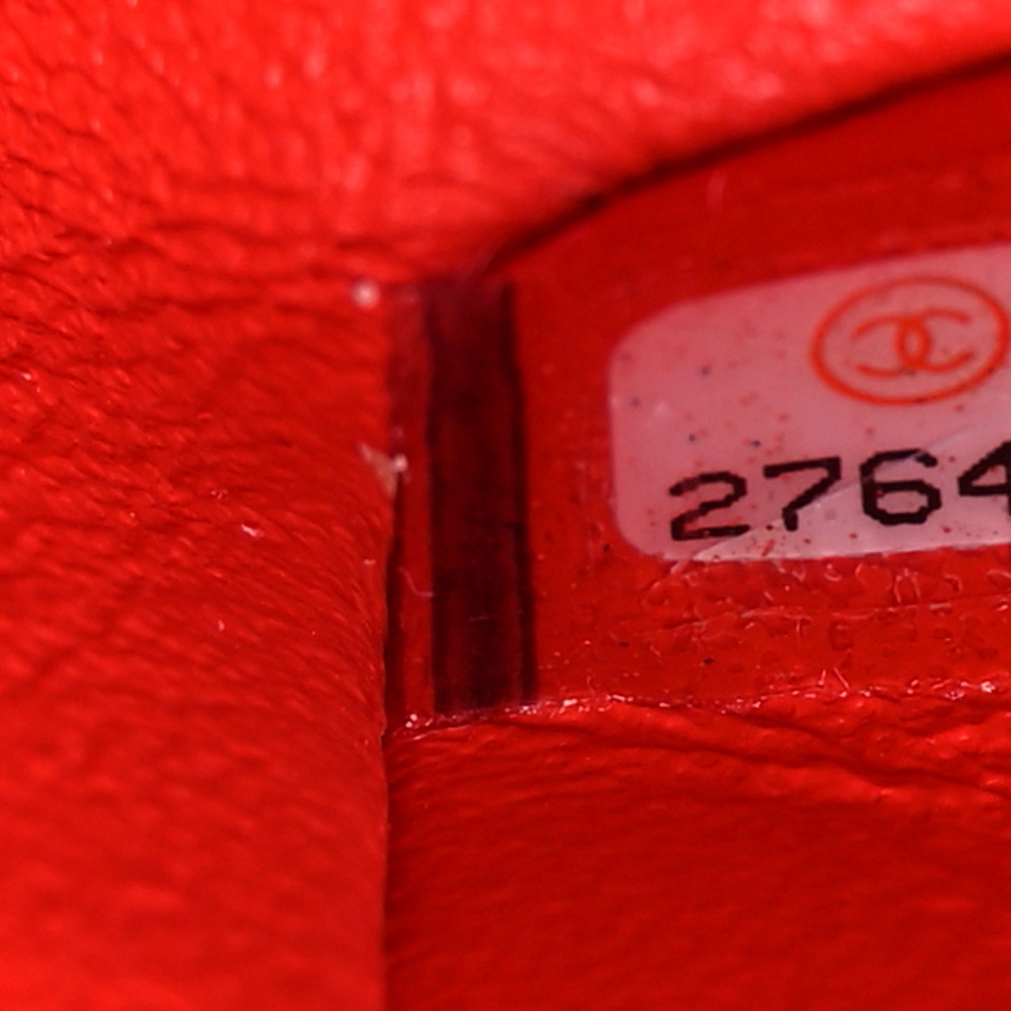 Lambskin Quilted Mini Rectangular Flap Red