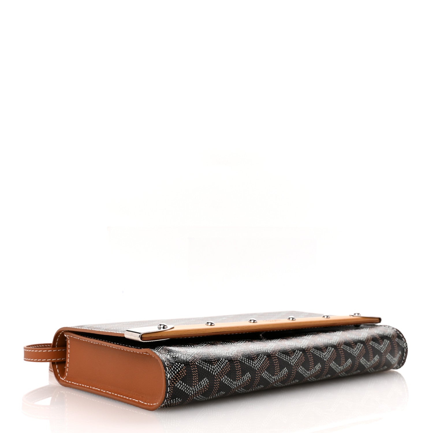 Goyard Goyardine Monte Carlo Clutch PM Black Gold 4 of 12