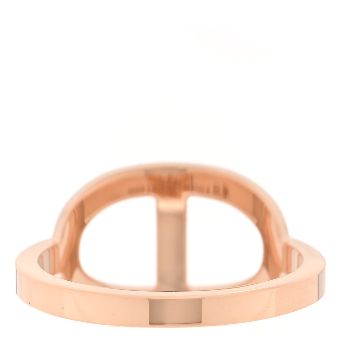 18K Rose Gold Diamond MM Chaine d'Ancre Contour Ring 50 5.25