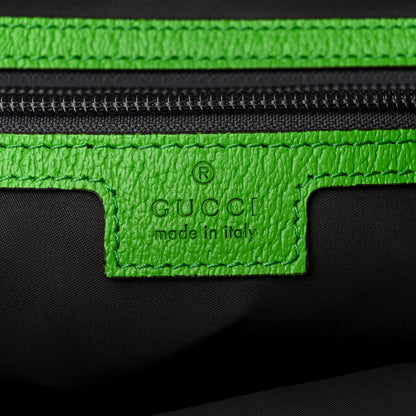 Gucci Jersey GG Monogram All Over Pan Sport Double Buckle Backpack Grey Green Multicolor 6 of 10