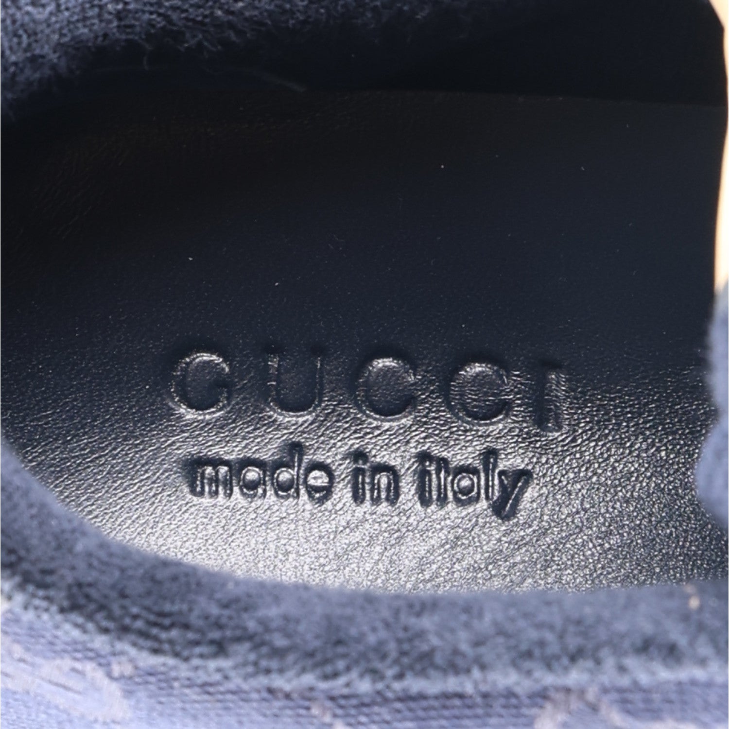 Gucci New Canvas GG Web Mens Screener Sneakers 8 Burgundy Navy 9 of 11