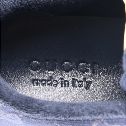 Gucci New Canvas GG Web Mens Screener Sneakers 8 Burgundy Navy 9 of 11