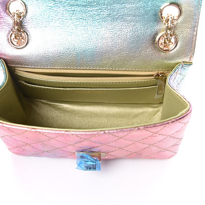 Chanel Metallic Goatskin Quilted Mini 2.55 Reissue Flap Multicolor 4 of 8
