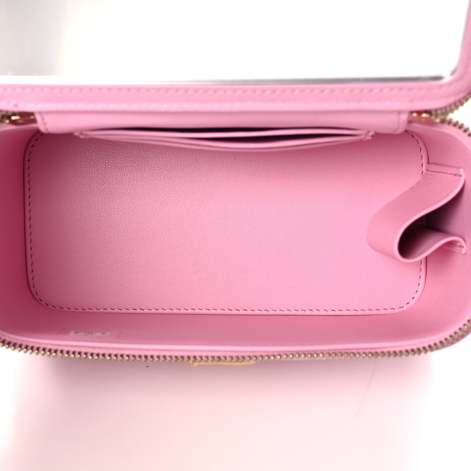 Chanel Caviar Quilted Sweetheart Vanity Case Pink 5 of 14