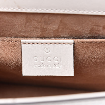 Gucci Calfskin Mini Sylvie Top Handle Bag White 6 of 17