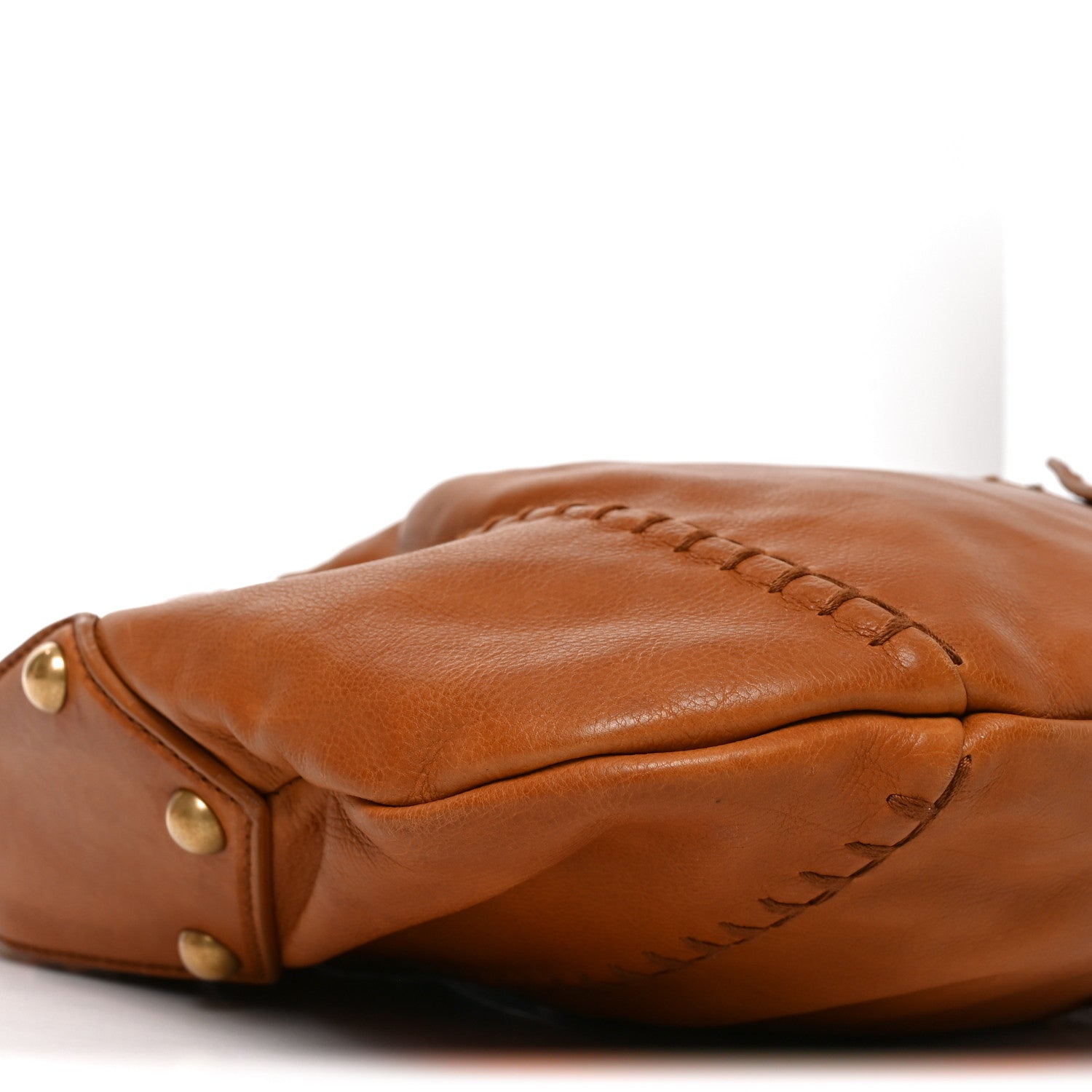 Saint Laurent Calfskin Vincennes Mombasa Hobo Tan 10 of 11