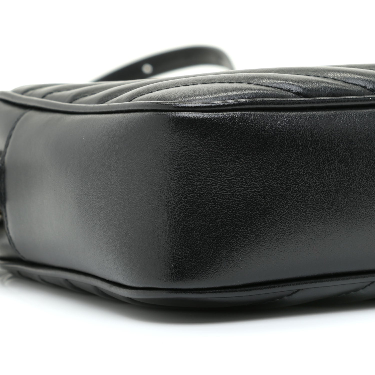 Saint Laurent Calfskin Matelasse Monogram Lou Camera Bag Black 5 of 14