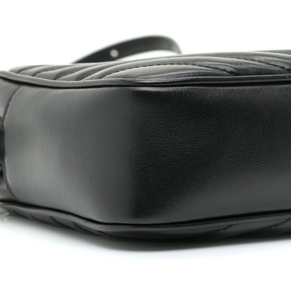 Saint Laurent Calfskin Matelasse Monogram Lou Camera Bag Black 5 of 14