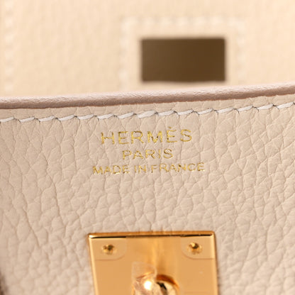 Hermes Togo Birkin 25 Craie 6 of 11