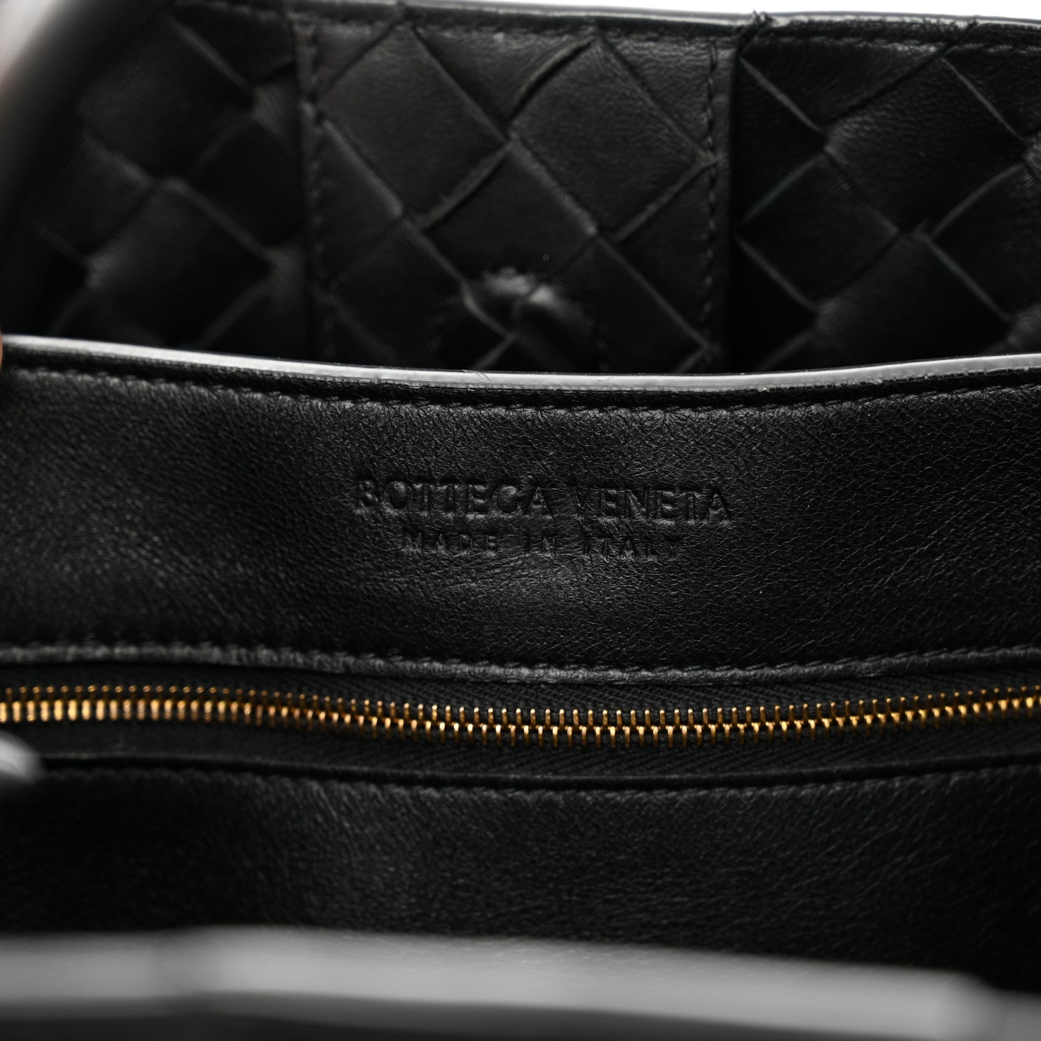 Bottega Veneta Nappa Intrecciato Medium Andiamo Shoulder Bag Black 8 of 10